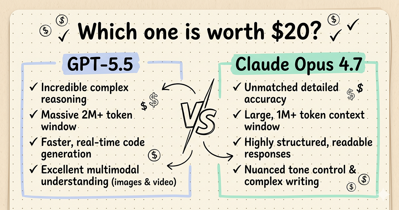 7 Critical Differences Between GPT-5.5 Thinking vs Claude 4.7 Opus for Autonomous Agent Workflows