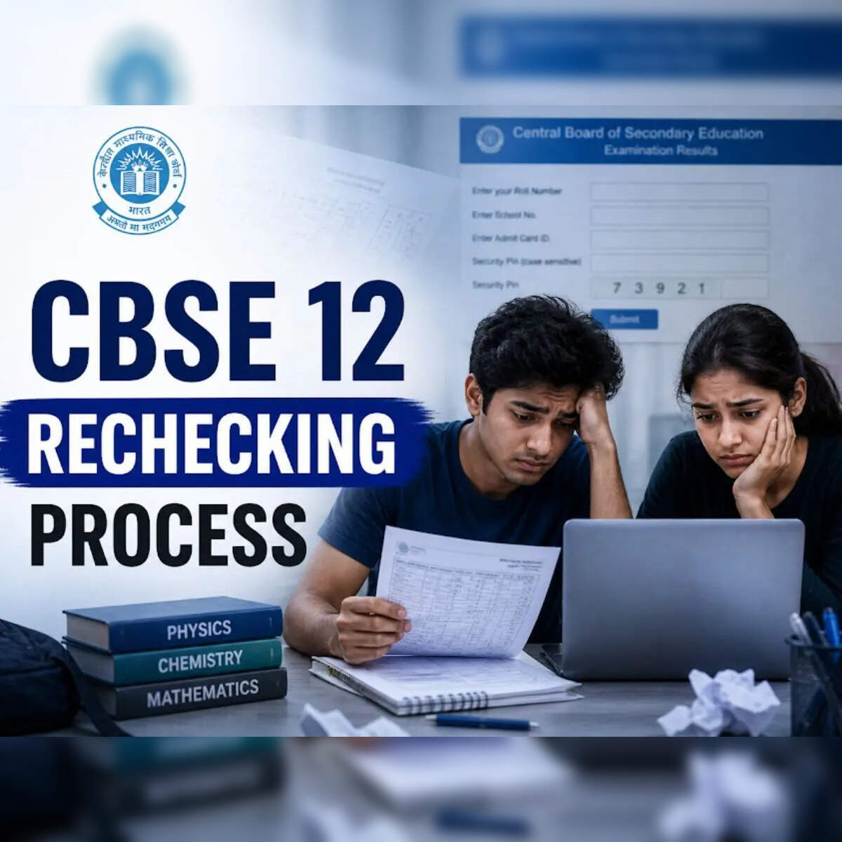 How to apply for CBSE Class 12 marks verification or revaluation in 2026?