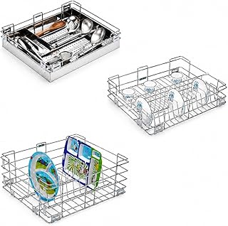 SmartSlide Set of 3 Stainless Steel Kitc